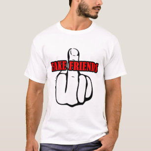 Middle Finger Fake Friends T-Shirt