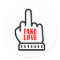 Middle Finger Fake Love