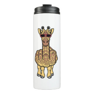 Middle Finger Giraffe Funny Offensive Rude Safari  Thermal Tumbler