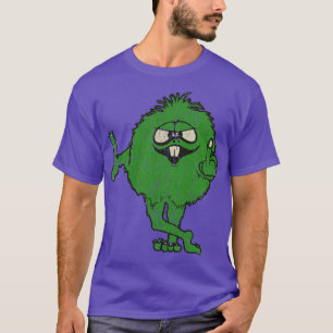 Middle Finger IDGAF Green Monster  T-Shirt