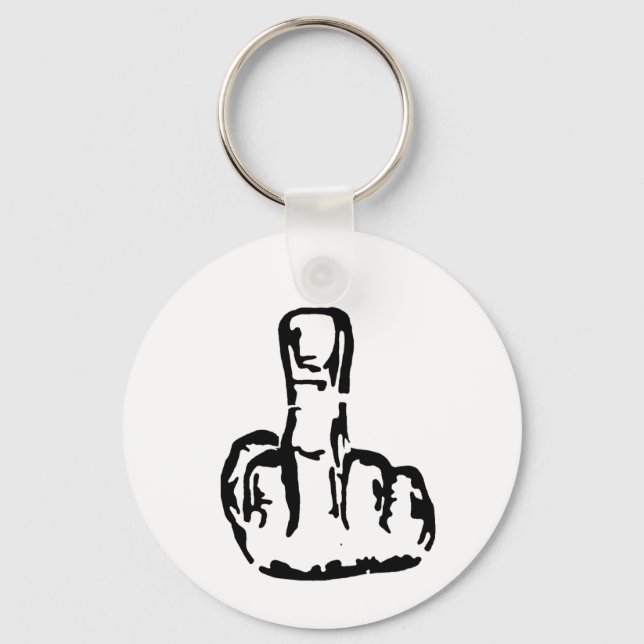 Middle Finger Key Ring (Front)