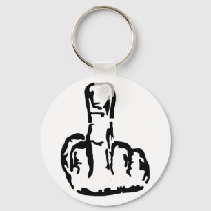 Middle Finger Key Ring