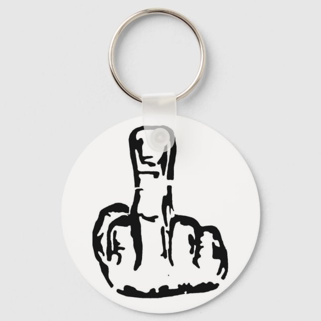 Middle Finger Key Ring (Front)