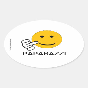 Middle Finger Paparazzi Sticker