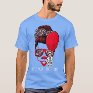Middle Finger Skeleton Lazy Halloween Costume Mess T-Shirt