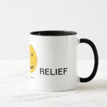 Middle Finger Stress Relief Mug<br><div class="desc">Middle finger with words saying stress relief makes a nice coffee mug.</div>