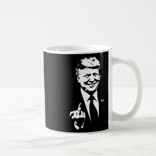 Middle Finger Trump 2024 Election American  Coffee Mug