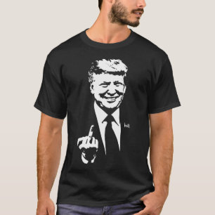 Middle Finger Trump 2024 Election American  T-Shirt