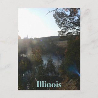 MIddle Fork Vermillion, Illinois post card