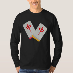 Middle Mahjong Tile Funny Clothing Medium Mahjong T-Shirt