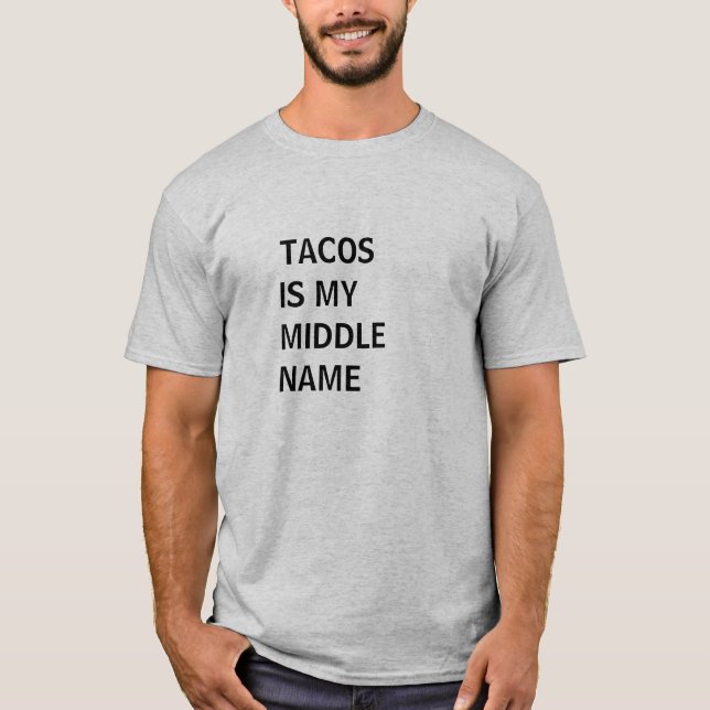 Middle Name Tee Shirt (Front)