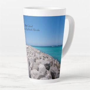 Middle Of Shell Island Jetty Latte Mug