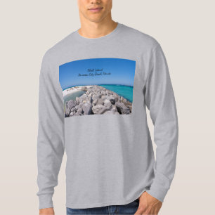 Middle Of Shell Island Jetty Mens Long Sleeve T-Shirt