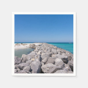 Middle Of Shell Island Jetty Paper Napkin