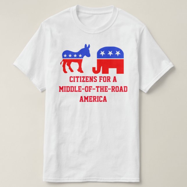 Middle of the Road T-Shirt (Design Front)
