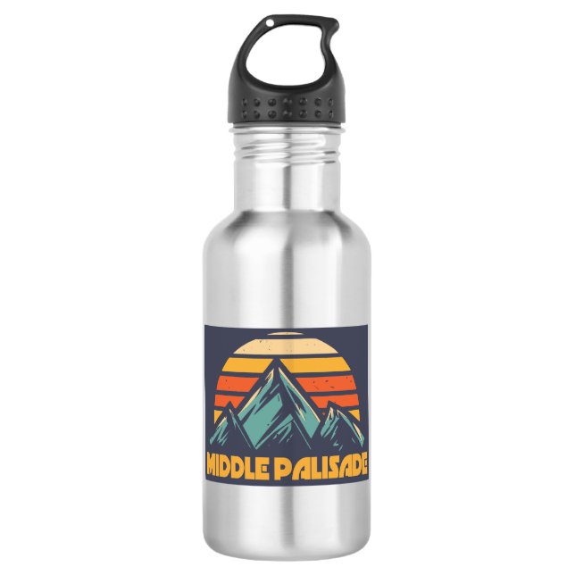 Middle Palisade California Retro Turquoise 532 Ml Water Bottle (Front)