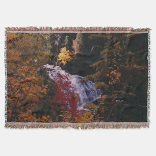 Middle Potato Falls throw blanket