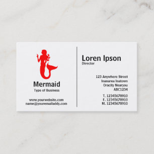 Middle Rule - Mermaid Business Card