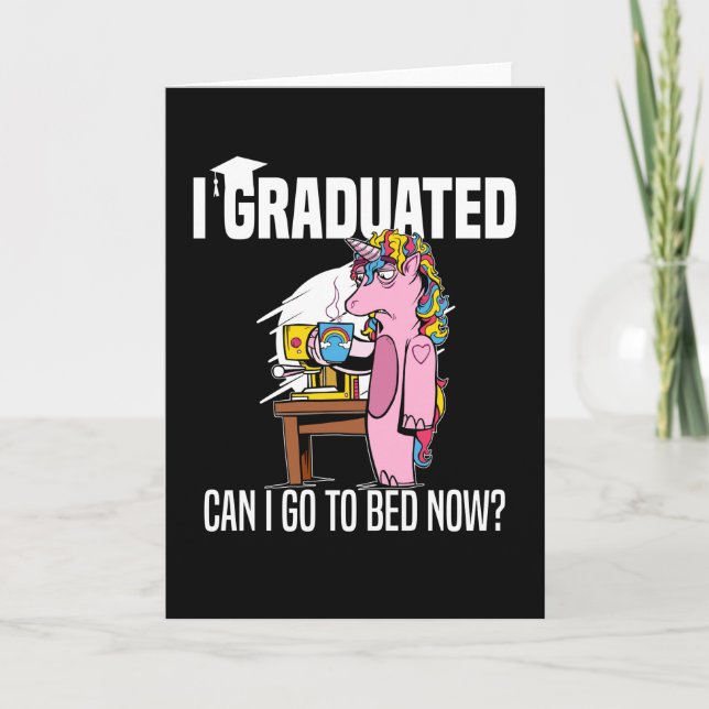 Middle School Graduation High School Diploma Card (Front)