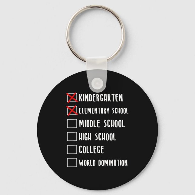 Middle school graduation  key ring (Front)
