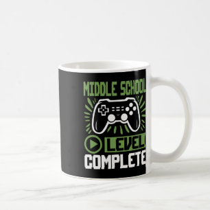 Middle School Level Complete Gamer Cl Of 2025 Grad Coffee Mug