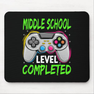 Middle School Level Complete Gamer Cl Of 2025 Grad Mouse Mat