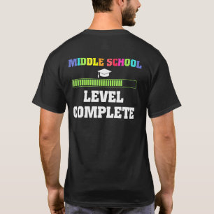 Middle School Level Completed With Loading Bar T-Shirt