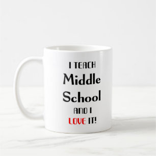 middle school love coffee mug