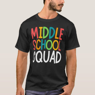 Middle School Squad Family Matching Team Back To S T-Shirt