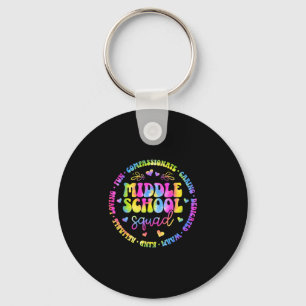 Middle school squad middle school teacher team key ring