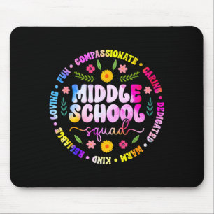 Middle school squad middle school teacher team mouse mat