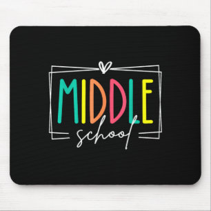 Middle school squad teacher dream team student mouse mat