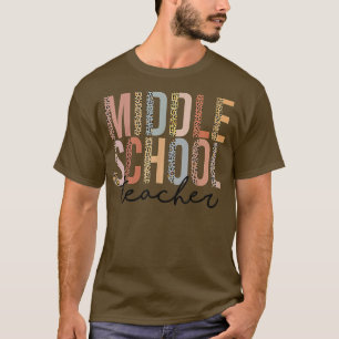 Middle School Teacher 100 Days of School Back To T-Shirt