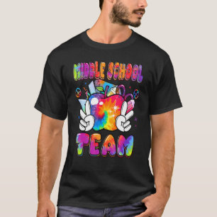 Middle School Team Tie Dye Back To School T-Shirt