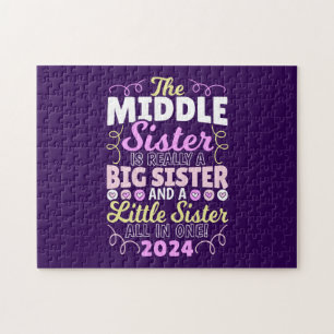 Middle Sister 2024 - a Big and Little Sister Jigsaw Puzzle