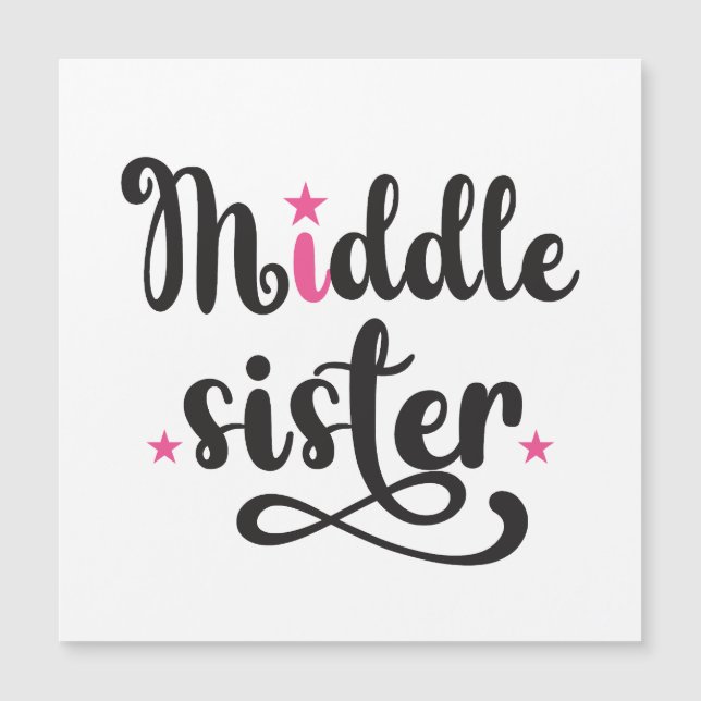 Middle Sister, Cute Stars (Front)