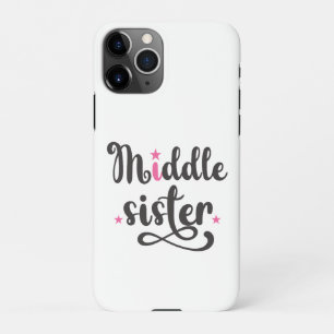 Middle Sister, Cute Stars iPhone 11Pro Case