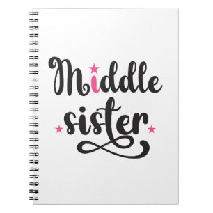 Middle Sister, Cute Stars Notebook