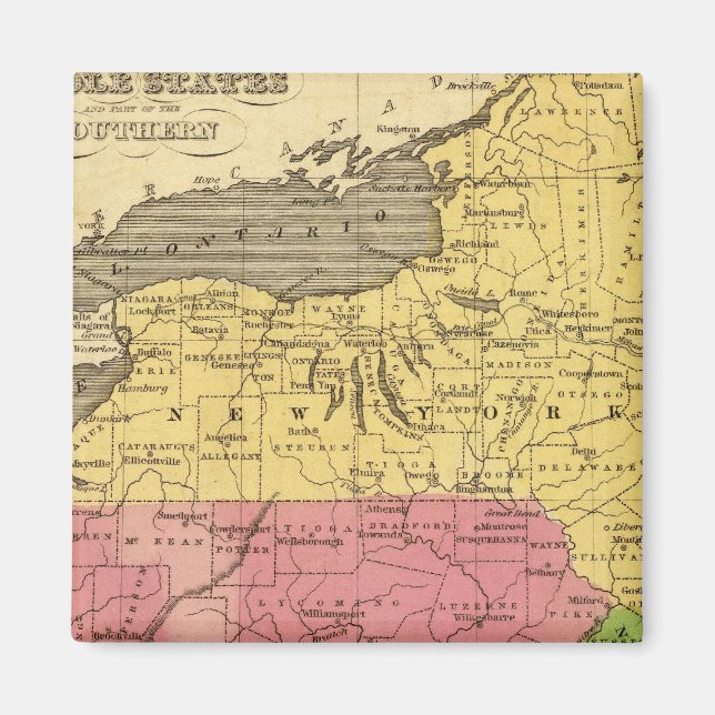 Middle States 3 Magnet (Front)