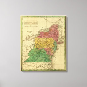 Middle States 4 Canvas Print
