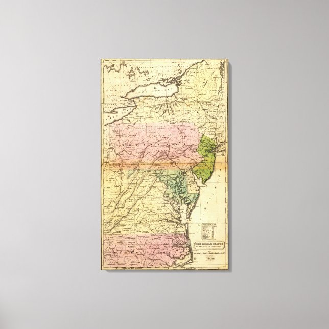 Middle States Canvas Print (Front)