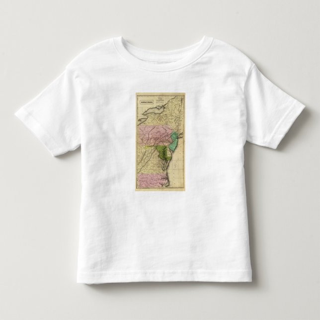 Middle States Olney Map Toddler T-Shirt (Front)