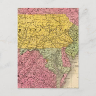 Middle States, USA Postcard