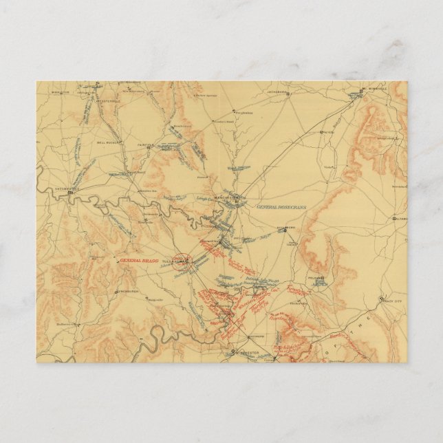 Middle Tennessee Campaign Postcard (Front)