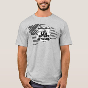 Middle Tennessee Chapter - Tattered Flag bw T-Shirt