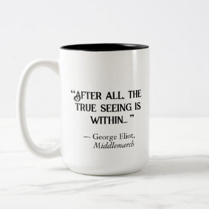 Middlemarch "True Seeing" Two-Tone Coffee Mug