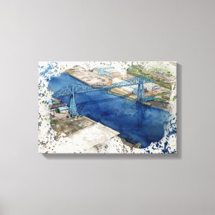 Middlesborough Transporter Bridge Canvas Print