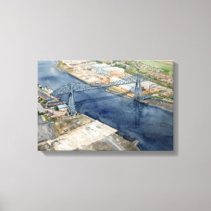 Middlesborough Transporter Bridge Canvas Print