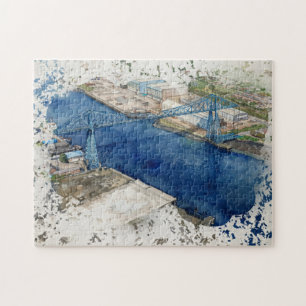 Middlesborough Transporter Bridge Jigsaw Puzzle