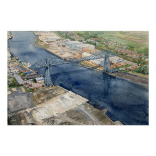 Middlesborough Transporter Bridge Poster